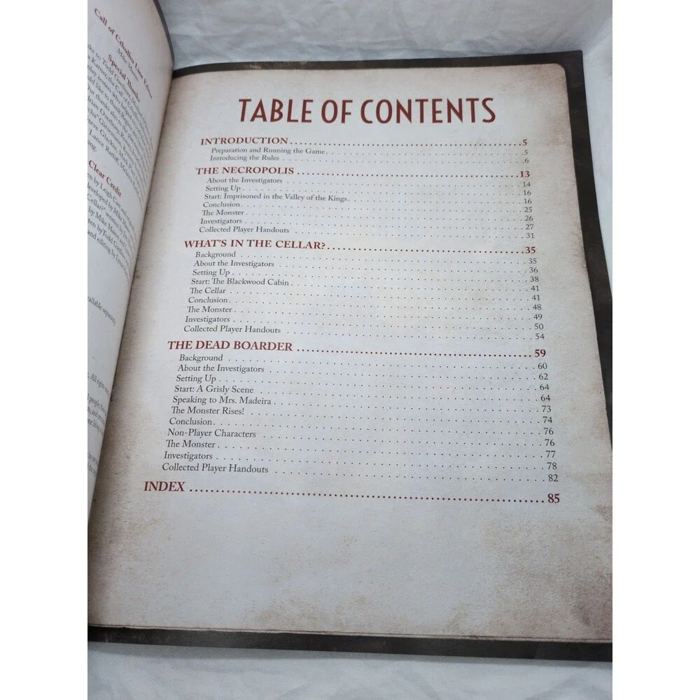 Call Of Cthulhu Gateways To Terror Three Evenings Of Nightmare RPG Sourcebook